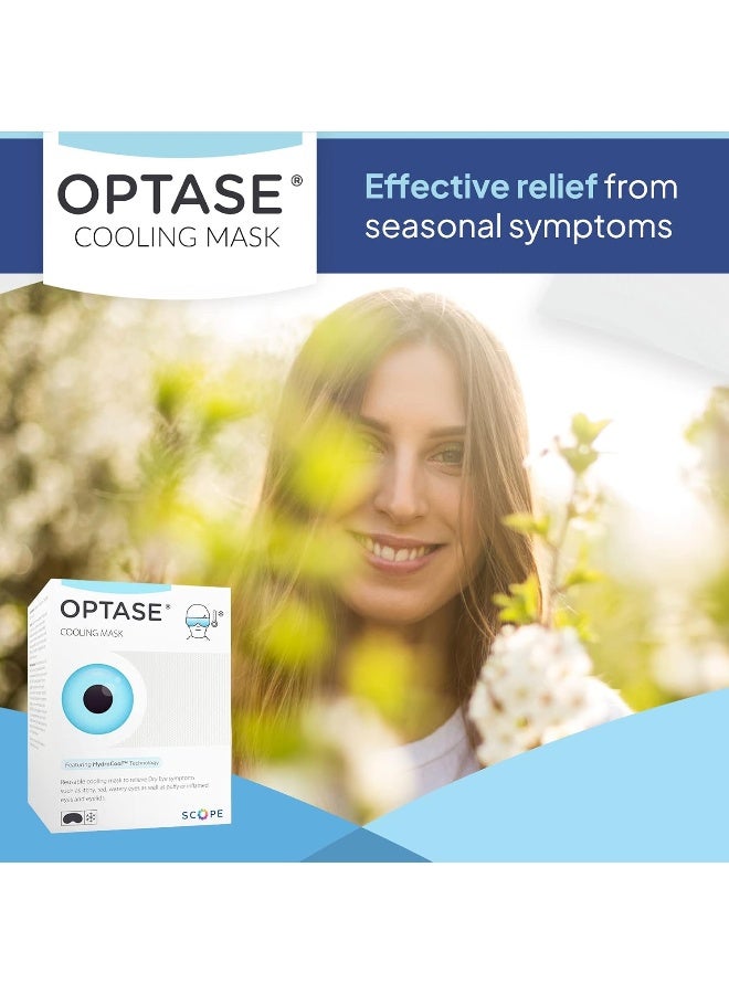 Optase Cooling Gel Eye Mask For Seasonal Inflammation Relief With Hydrocool Technology - Image 3